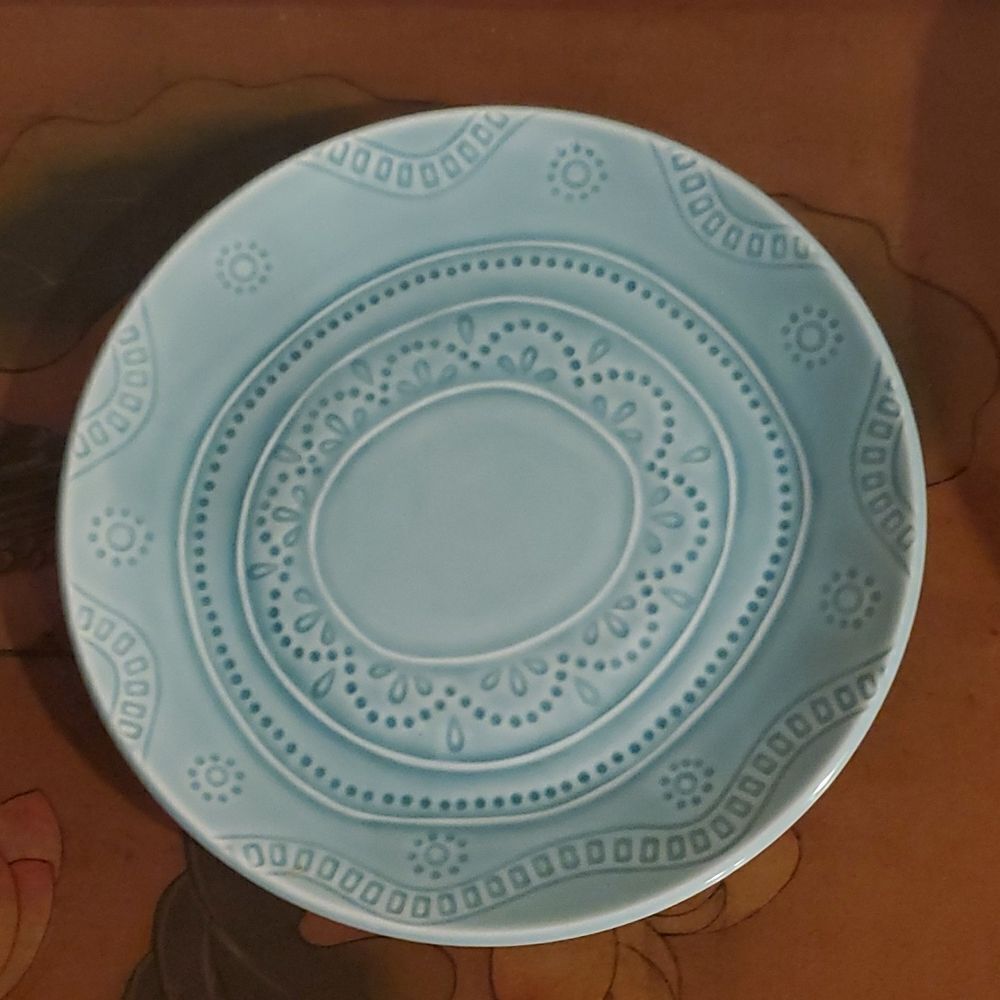 Threshold Kennet Azure Stoneware Salad Plate 8.5"